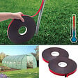 ID MARKET - Ruban adhésif isolant double face mousse thermique anti-chaleur pour arceaux de serre de jardin - vignette