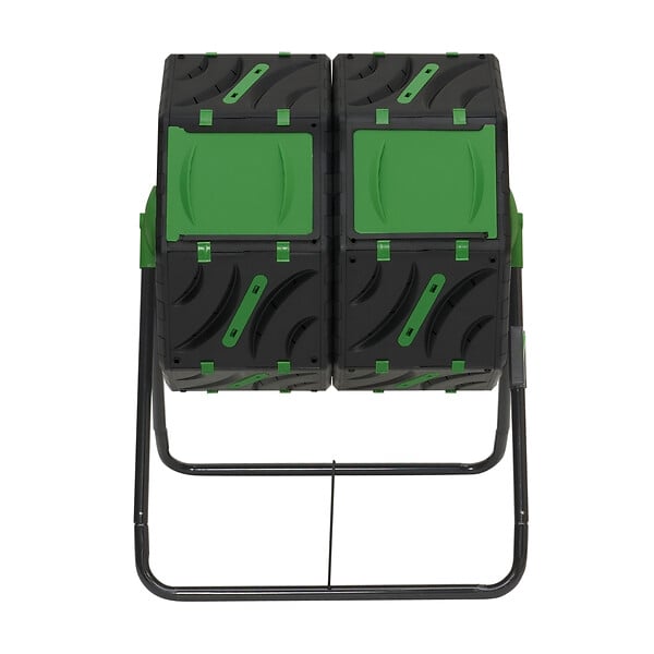ID MARKET - Bac de compostage rotatif double bac 140L - large