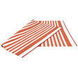 ID MARKET - Tapis extérieur RAYURES terracotta 270 x 370 CM - vignette