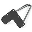 ID MARKET - Lot de 4 pieds épingle 71 cm pour table noir design industriel - vignette