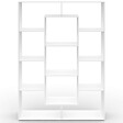 ID MARKET - Etagère bibliothèque COLETTE avec 11 compartiments blanc 143 cm - vignette