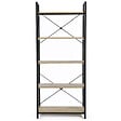 ID MARKET - Etagère 5 niveaux DETROIT design industriel 170 cm - vignette