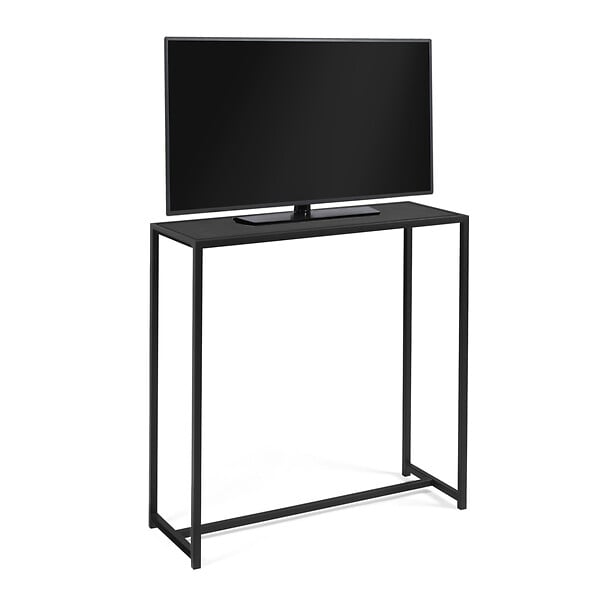 ID MARKET - Console DAVIS en métal noir mat design industriel - large