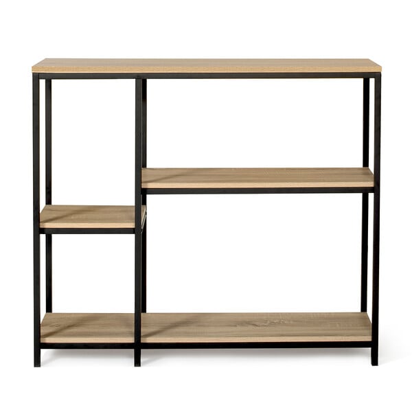 ID MARKET - Console étagère bibliothèque DETROIT design industriel - large