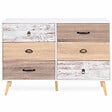 ID MARKET - Commode 6 tiroirs BAHIA 115 cm scandinave - vignette