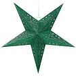 BELIANI - Lot de 2 décorations suspendues LED MOTTI Étoile 60 cm Vert émeraude - vignette