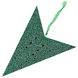 BELIANI - Lot de 2 décorations suspendues LED MOTTI Étoile 60 cm Vert émeraude - vignette