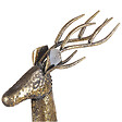 BELIANI - Décoration de Noël au sol PELLO Renne 126 cm Doré - vignette