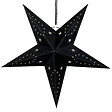 BELIANI - Lot de 2 décorations suspendues LED MOTTI Étoile 45 cm Noir - vignette