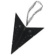 BELIANI - Lot de 2 décorations suspendues LED MOTTI Étoile 45 cm Noir - vignette