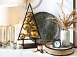 BELIANI - Décoration de Noël RANUA Arbre de Noël 65 cm Doré - vignette