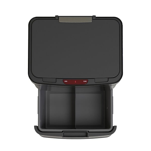 KITCHEN MOVE - Poubelle automatique tri sélectif NARVIK noir 75L - large