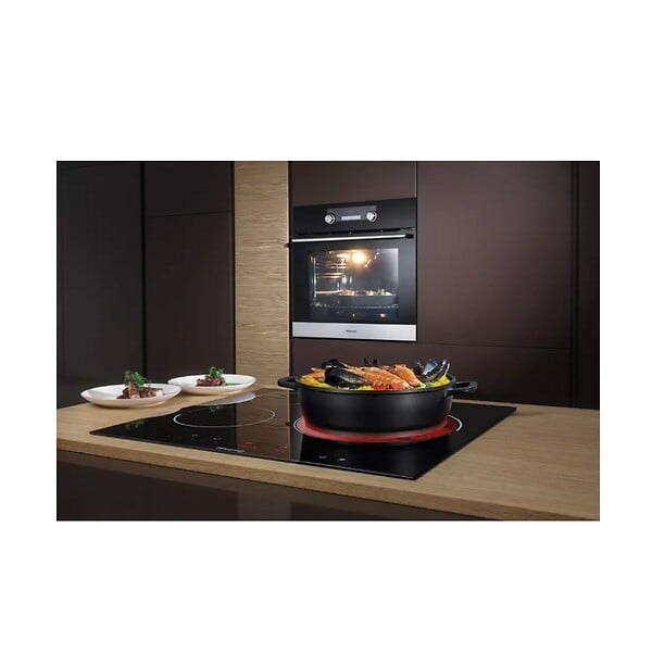 HISENSE - table de cuisson vitrocéramique 60cm 3 feux 5700w noir - E6332BSCE - large