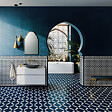 VILLEROY ET BOCH - Baignoire murale semi-îlot Loop & Friends avec bonde et trop-plein blanc - vignette