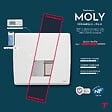 THOMSON - Radiateur électrique fixe inertie sèche - Double cœur de chauffe - THOMSON - MOLY 1500W - Connecté WiFi - horizontal blanc - NF - vignette