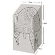 WERKAPRO - Housse de protection renforcée pour chaises de jardin 100 g/m2 - vignette