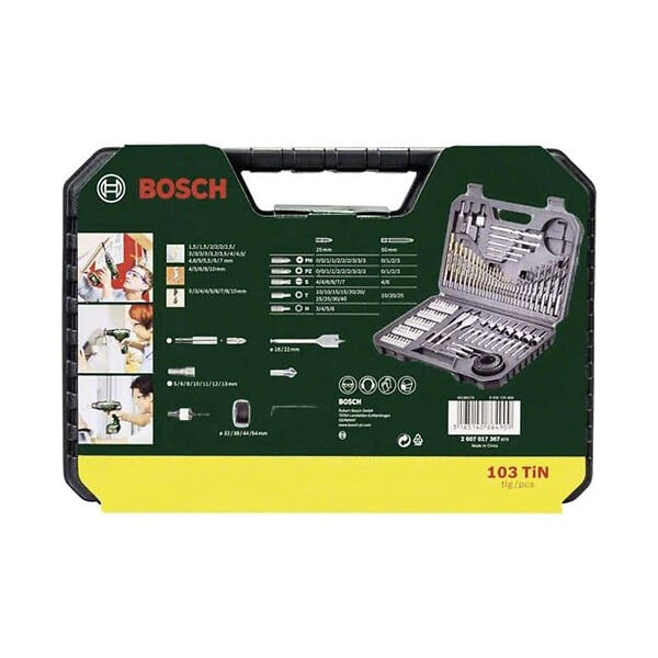 BOSCH - Coffret Bosch Pro  V-LINE 103 PCS Jeu de forets et d'embouts en titane - large
