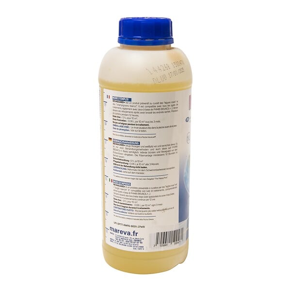 MAREVA - Traitement anti-algues rose 1L - large