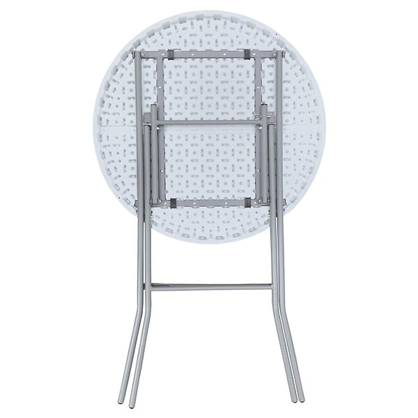 WERKAPRO - Table mange debout pliante   Ø80 x 110cm - large