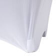 WERKAPRO - Housse nappe pour table pliante 180cm  Blanche - vignette