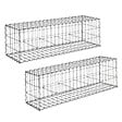 ID MARKET - Lot de 2 gabions pour pierre 100 x 30 x 30 cm - vignette