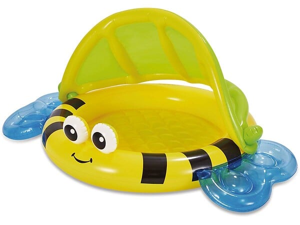 HABITAT ET JARDIN - Piscine gonflable pour enfants "Lil Bug" - 132 x 102 x 55 cm - large