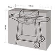 WERKAPRO - Housse barbecue et plancha  130x70x80cm - vignette