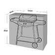 WERKAPRO - Housse de protection renforcée pour barbecue 100g/m2 150 x 80 x 90 cm - vignette