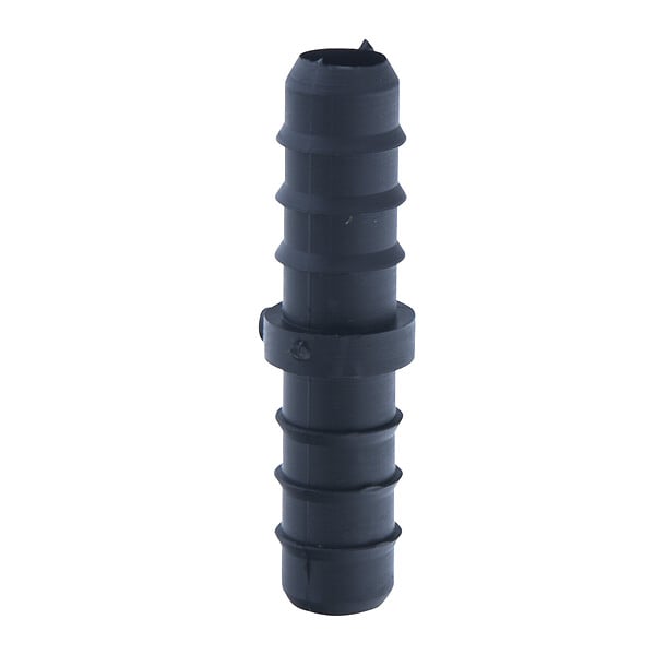 RAIN - Raccord goutte à goutte droit Ø16 cannelé  par 3 - large