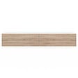 ID MARKET - Meuble TV 180 cm suspendu ELIO 2 portes blanc et bois - vignette