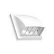 BLAUBERG - Grille de ventilation à capot pare-pluie plastique blanc DECOR H Ø100/125 mm pour hotte/extracteur - vignette