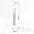 GSC - Ventilateur colonne oscillant 45 w - vignette