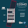 BESTHERM - Sèche-serviette électrique sans fluide avec soufflerie - THOMSON - COSMO 500 + 1000W - Connecté WiFi - blanc - NF - vignette