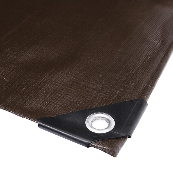 WERKAPRO - Bâche professionnelle marron 350g/m2  2 x 3 m - large