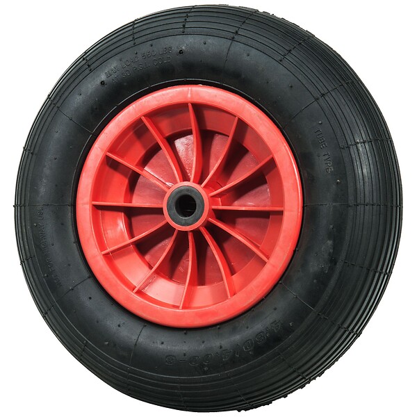 WERKAPRO - Roue gonflable 16''  400x105  Alésage 25mm - large
