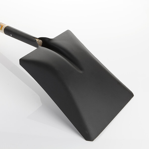 ALYCO - Pelle carrée en acier avec anneau 280 x 340 mm - large