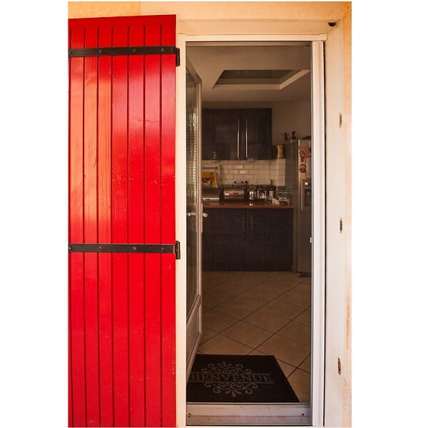 WERKAPRO - Porte moustiquaire aluminium  140x225cm  blanc - large