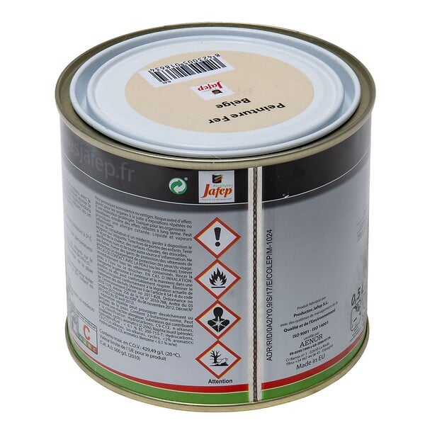 JAFEP - Peinture fer antirouille beige 0,5L 500 ml 500 ml - large