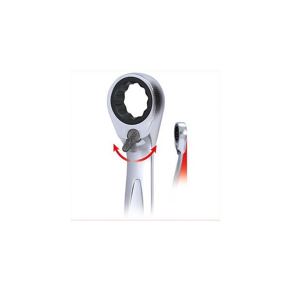 KS TOOLS - KS TOOLS - Clés mixtes à cliquet réversible GEAR Plus 7mm - 503.4607 - large