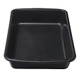 MONDELIN - Auge de maçon en plastique noir Mondelin 10 litres (45x33x9.5cm) - vignette
