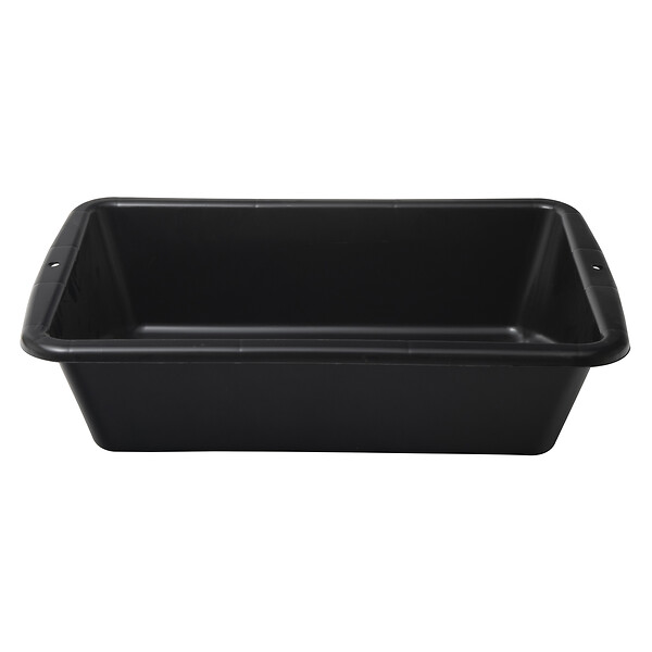 MONDELIN - Auge de maçon en plastique noir Mondelin 25 litres (63x42x12cm) - large