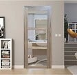 GD MENUISERIES - Bloc Porte bois Frake Vitrage transparent H204 x L73 cm Côte Tableau P.Droit - vignette