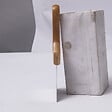 ALYCO - Spatule inox manche en bois 120mm - vignette