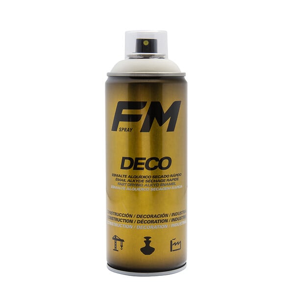 FM SPRAY - Bombe de peinture blanc 400ml Blanc perlé - RAL 1013 - large