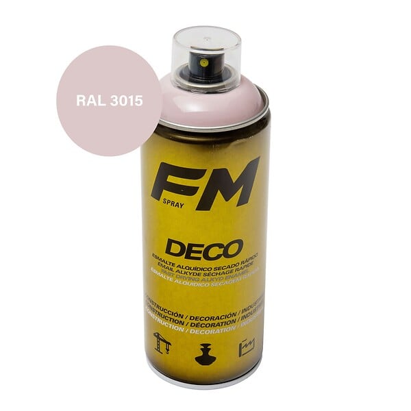 FM SPRAY - Bombe de peinture rose clair 400ml Rose clair - RAL 3015 Rose clair - RAL 3015 - large
