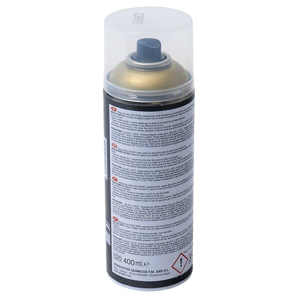 FM SPRAY - Bombe de peinture spray déco dorée 400ml - large