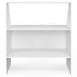 ID MARKET - Etagère sous pente 2 niveaux TOMI 100 x 50 x 70/110 cm blanc - vignette