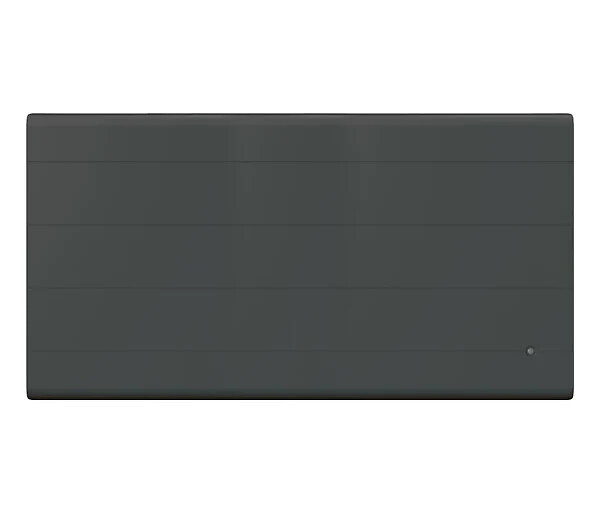 NOIROT - Radiateur électrique double corps de chauffe Radiasoft - Horizontal - Gris - 2000W - large