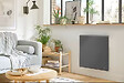NOIROT - Radiateur électrique double corps de chauffe Radiasoft - Horizontal - Gris - 2000W - vignette