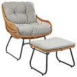 BELIANI - Chaise de jardin MESTRE Naturel - vignette